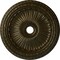 Ekena Millwork Viceroy Ceiling Medallion (Fits Canopies up to 4 7/8"), 35 1/8"OD x 4 7/8"ID x 2 1/2"P, Green Gold CM35VIGGS - alternate 1
